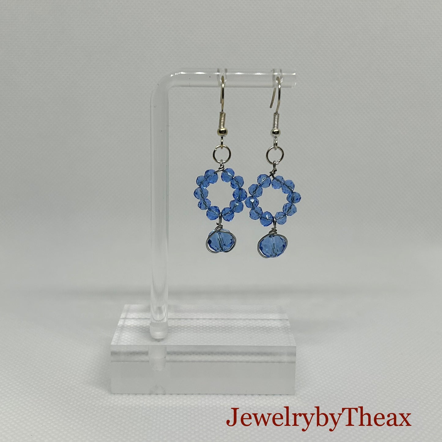 Sky Blue Drop Dangle Earrings