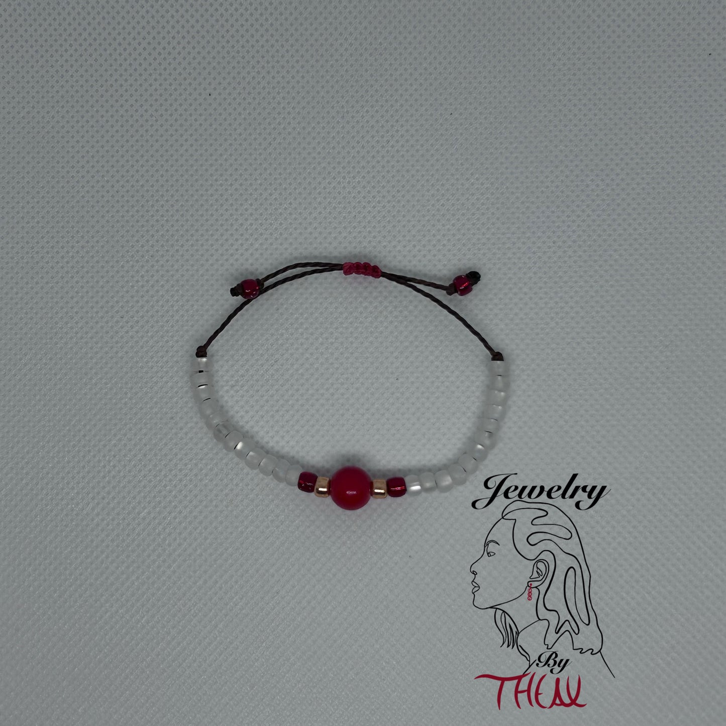 Ruby Red Adjustable Bracelets