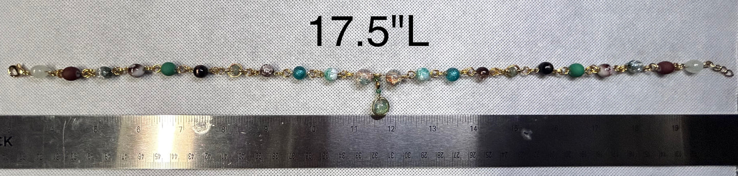 Neutral Rainforest Cluster Necklace